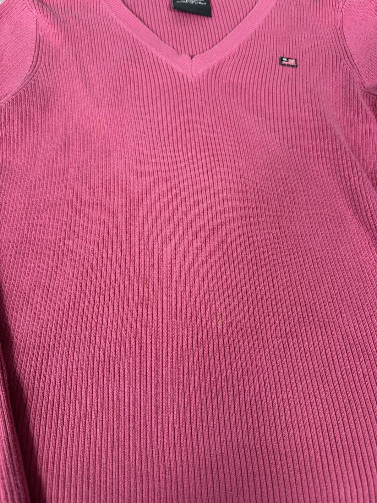 Polo Ralph Lauren Vintage Polo Jeans Co. Ralph Lauren Ribbed V-Neck Sweater Size L / US 10 / IT 46 - 8 Thumbnail