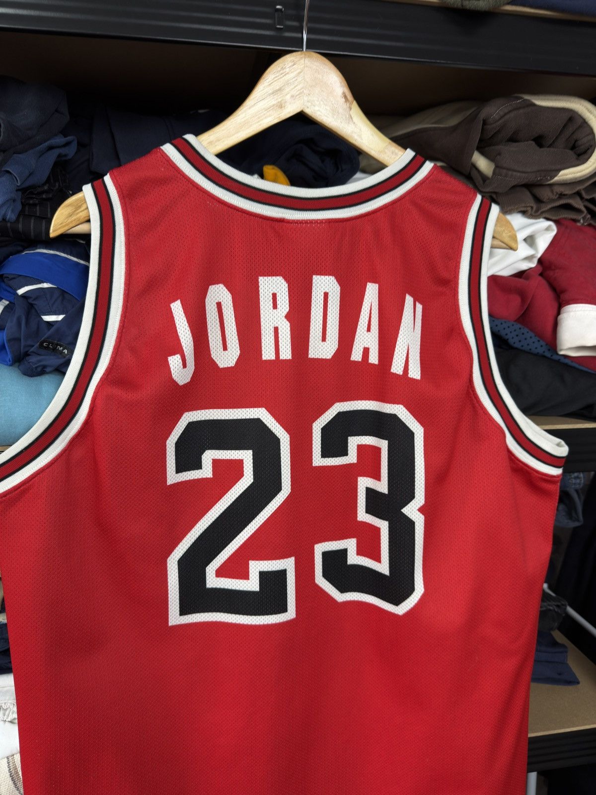 Champion × Vintage VINTAGE 90s CHAMPION JORDAN CHICAGO BULLS JERSEY TEE TSHIRT Size US XL / EU 56 / 4 - 18 Thumbnail