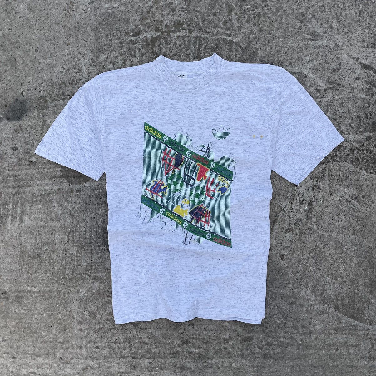 Adidas × Union LA Vintage Adidas T-shirts Big Logo 90s Style USA Streetwear Size US S / EU 44-46 / 1 - 1 Thumbnail