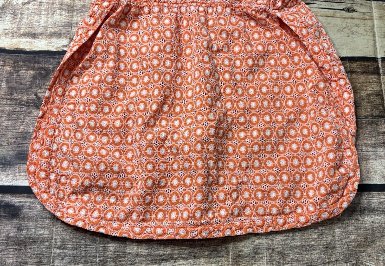 The Unbranded Brand Y2K Top Women's Medium Cotton Eyelet Summer 2006 Side Slits Size M / US 6-8 / IT 42-44 - 7 Thumbnail