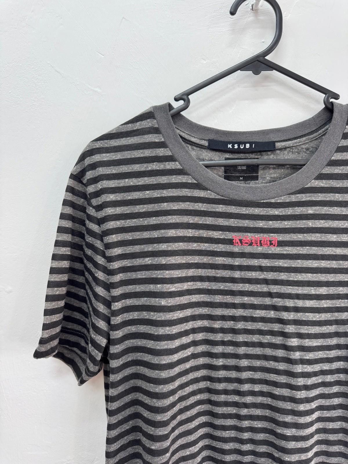 Ksubi new ksubi tee t-shirt top mens sioux stripe grey medium m Size US M / EU 48-50 / 2 - 2 Thumbnail