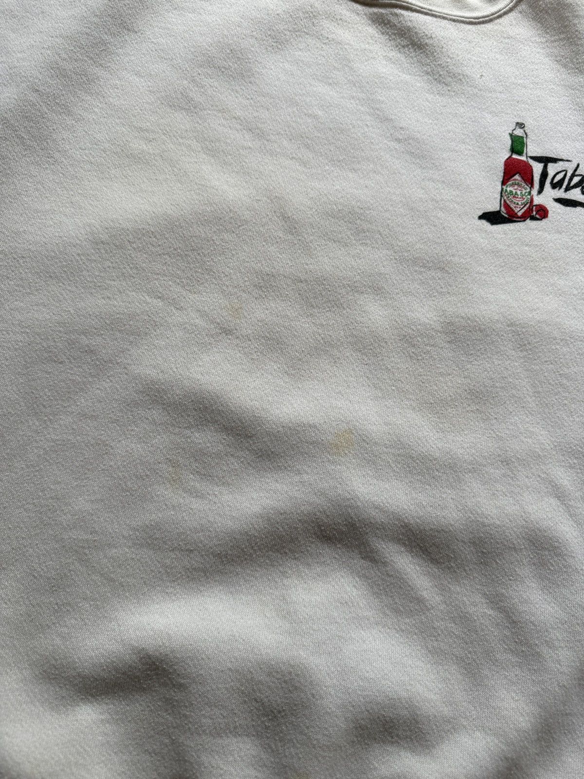Vintage Vintage 90s Tabasco Hot Sauce Graphic Crewneck Sweatshirt Size US XL / EU 56 / 4 - 8 Thumbnail