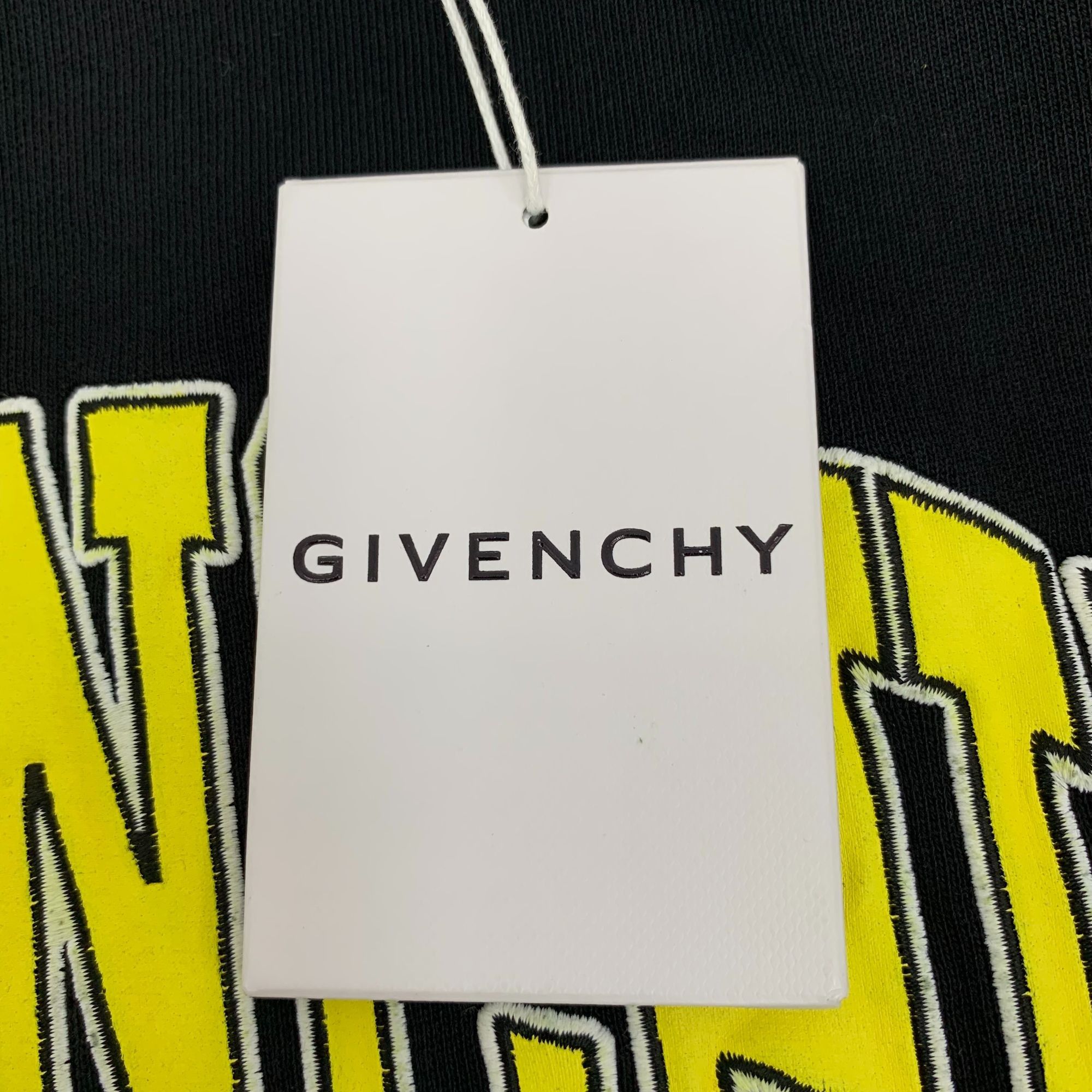 Givenchy GIVENCHY X BSTROY Black Cotton Sweatshirt With Yellow Logo P Size S / US 4 / IT 40 - 2 Thumbnail