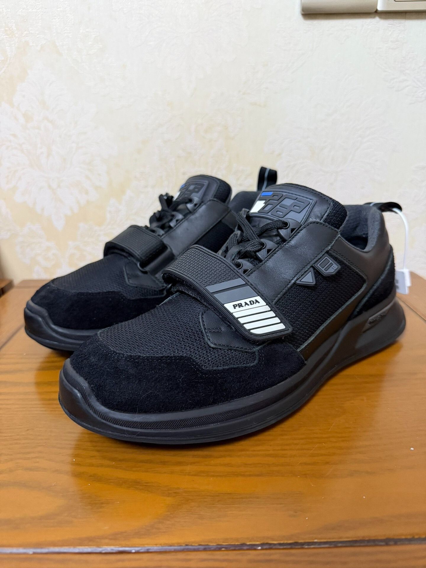 Prada Prada Low-Top Velcro Sneakers Size US 9 / EU 42 - 1 Thumbnail