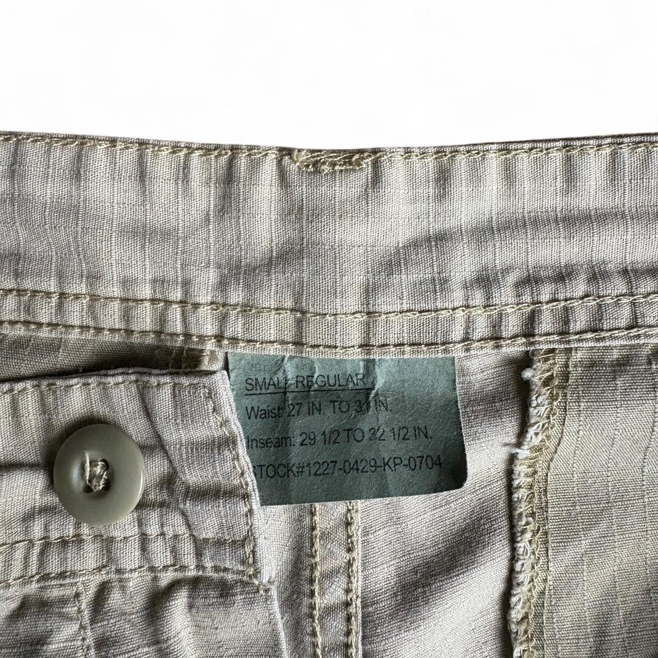 Rothco Vintage 90s Khaki Military Ripstop Cargo Bdu Pants Size US 30 / EU 46 - 4 Thumbnail