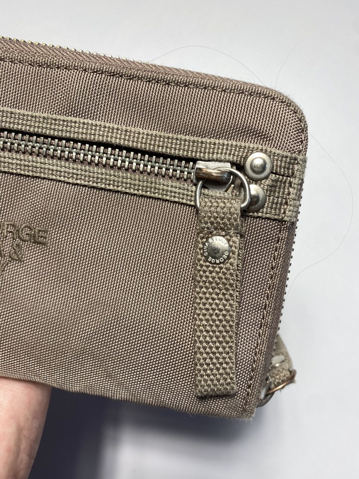 Vintage GGL George Gina & Lucy light brown zip around wallet Size ONE SIZE - 5 Thumbnail