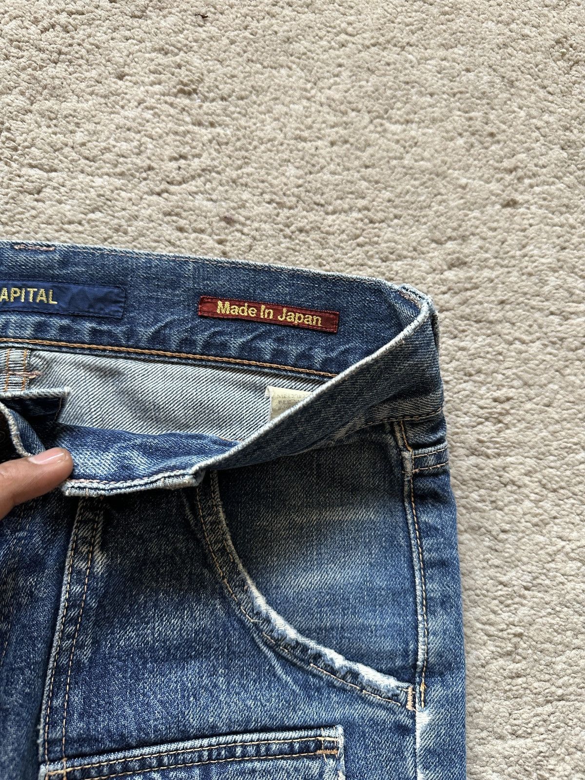 Kapital 1990s Kapital Denim Bush Pant Jeans Size US 30 / EU 46 - 7 Thumbnail