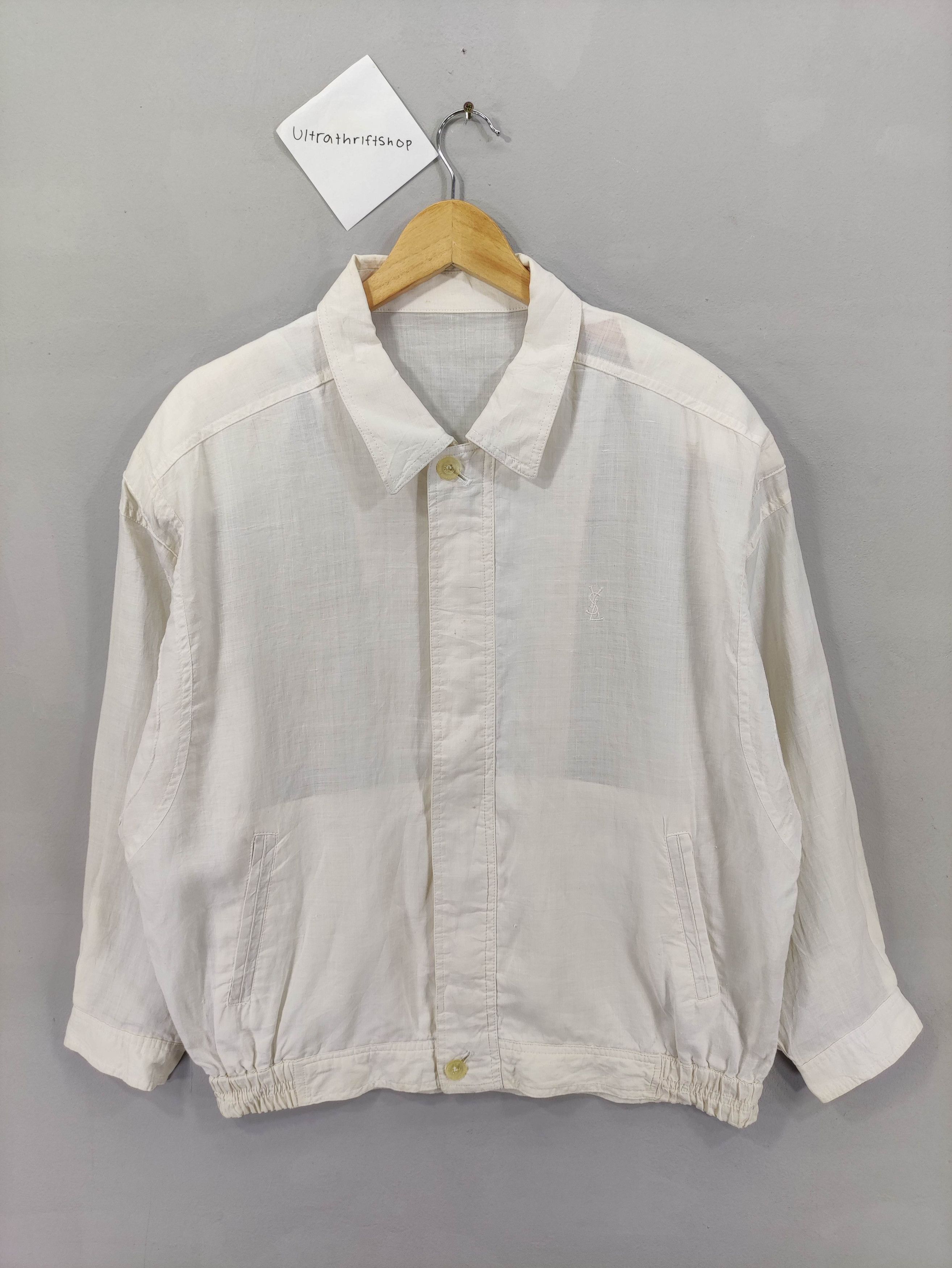 Yves Saint Laurent Vintage Yves Saint Lauren Sportwear Casual Jacket Zipper Size US L / EU 52-54 / 3 - 1 Thumbnail