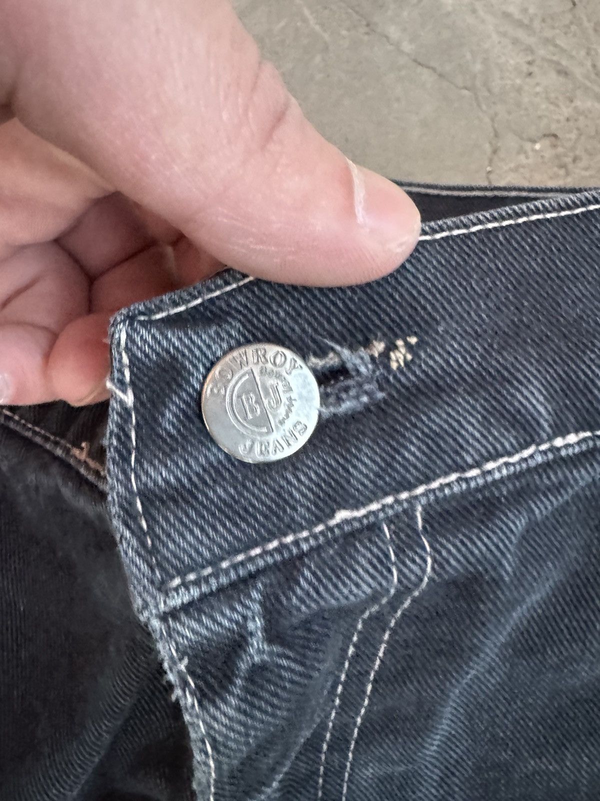 Japanese Brand × Vintage Vintage Big Pockets Distressed Baggy Y2K Denim Pants Size US 31 - 17 Thumbnail