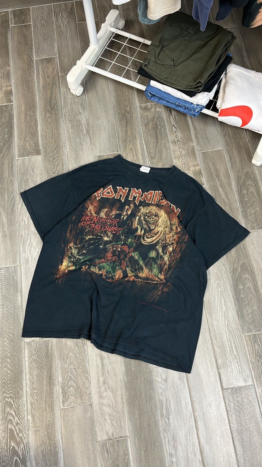 Gildan × Iron Maiden × Vintage Rare❗️Vintage 00s Iron Maiden Gildan World Tour 1982-83 tee Size US L / EU 52-54 / 3 - 1 Thumbnail