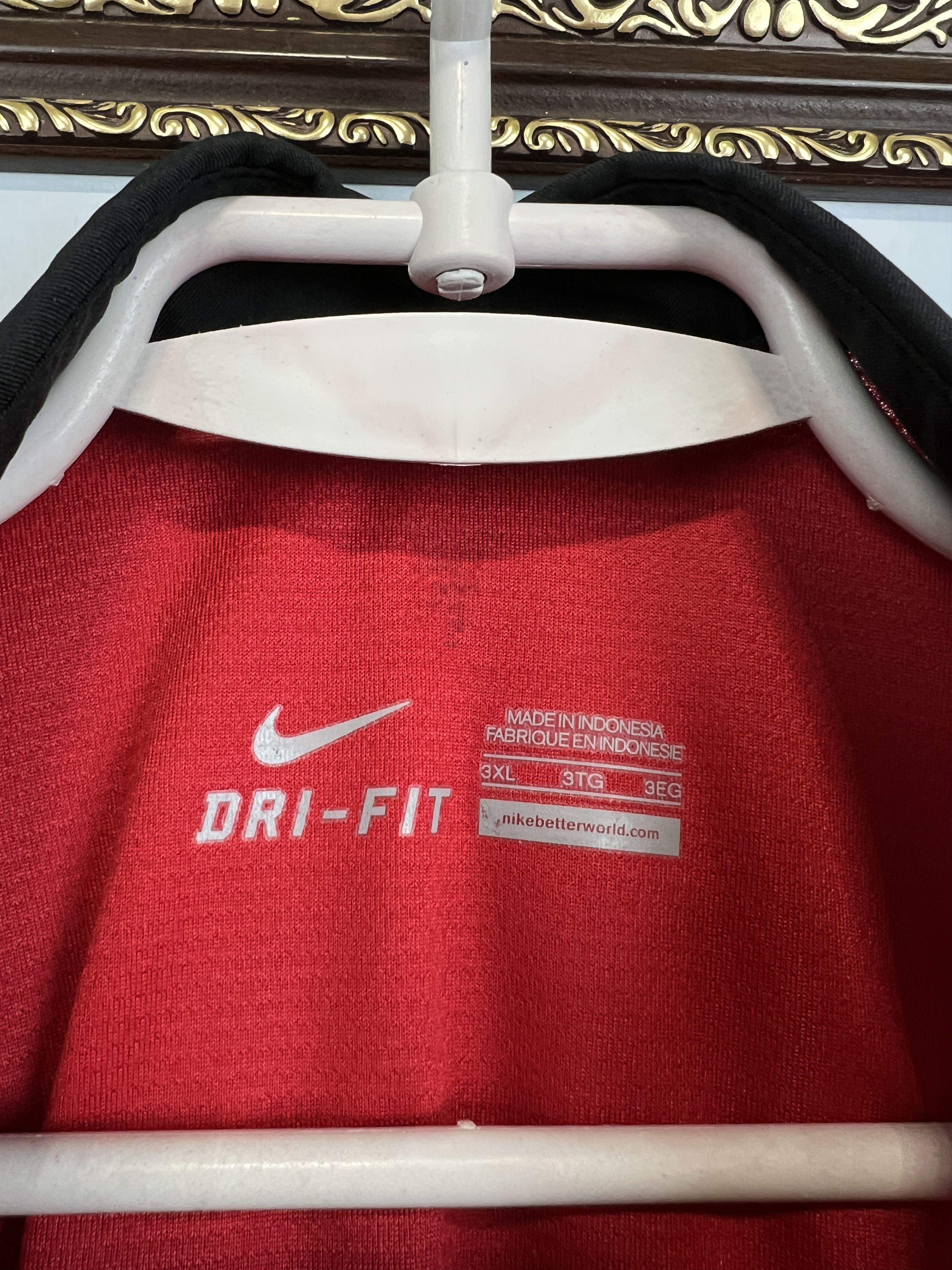 Nike Manchester United football shirt Long Sleeve Jersey Size 3XL Size US XXL / EU 58 / 5 - 8 Thumbnail