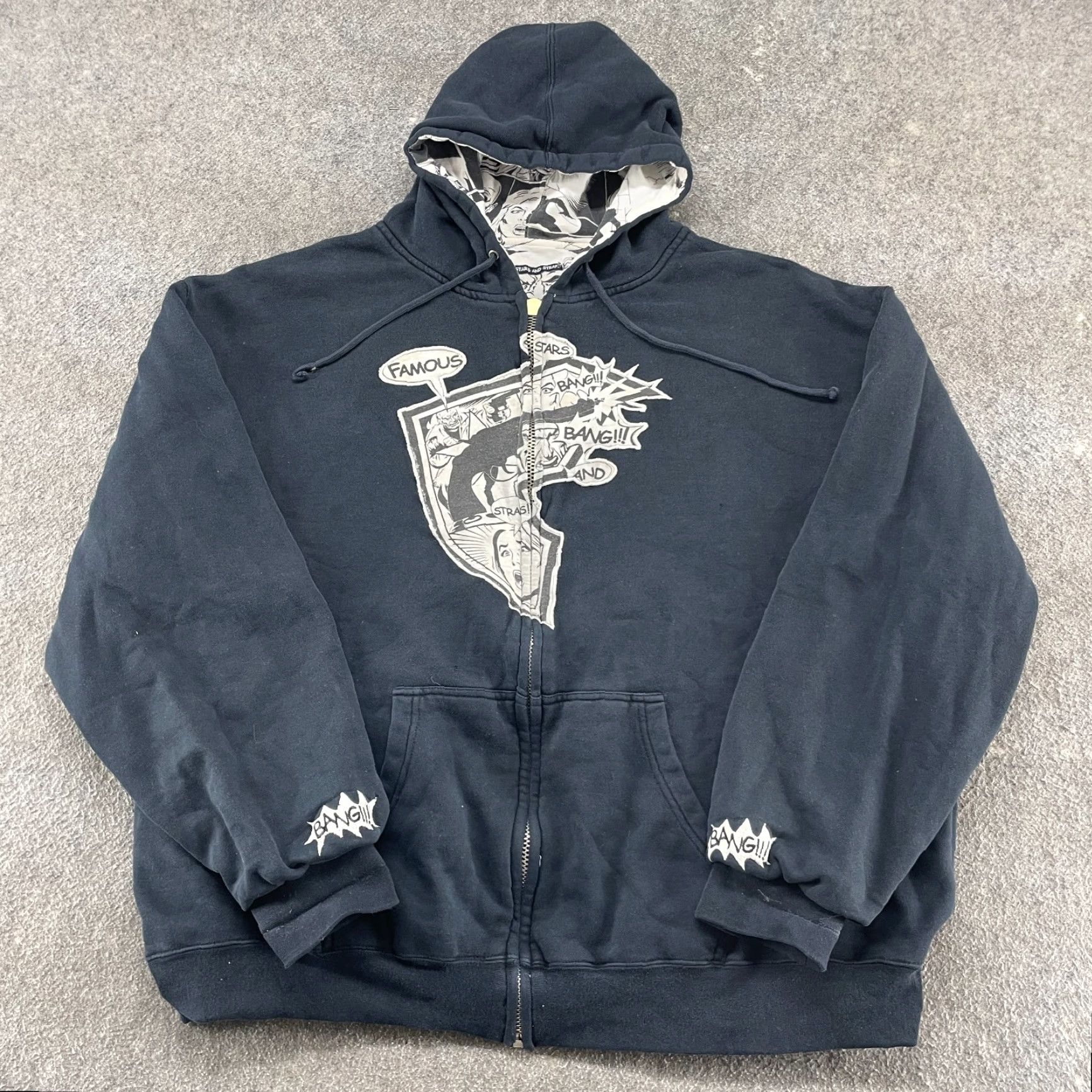 Vintage VINTAGE Famous Stars Straps Hoodie Mens 3XL AOP Comic Strip Jesse Pinkman Y2K Size US XXL / EU 58 / 5 - 2 Thumbnail