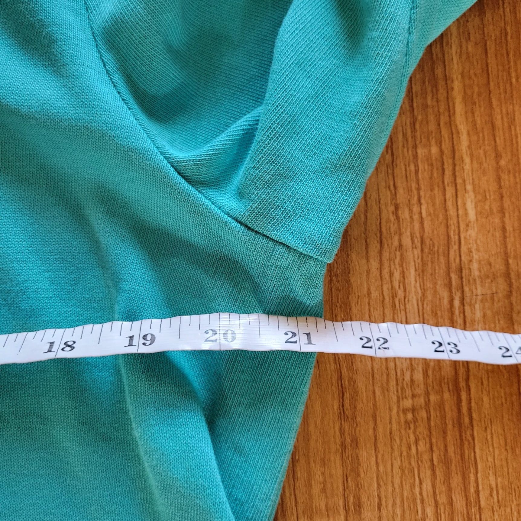 Talbots Talbots Blouse Shirt Womens XL Petite Blue Ruffle Hem 3/4 Sleeve Round Neck Zipper Back Office Basic Size XL / US 12-14 / IT 48-50 - 5 Thumbnail