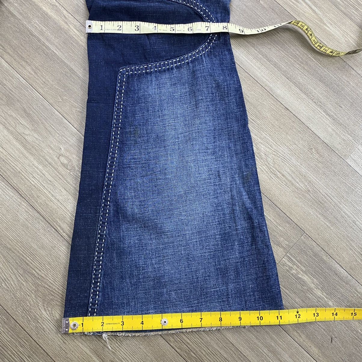Marithe + Francois Girbaud Vintage Marithe Francois Girbaud Lgb Style Flared Jeans Y2K Size US 30 / EU 46 - 21 Thumbnail