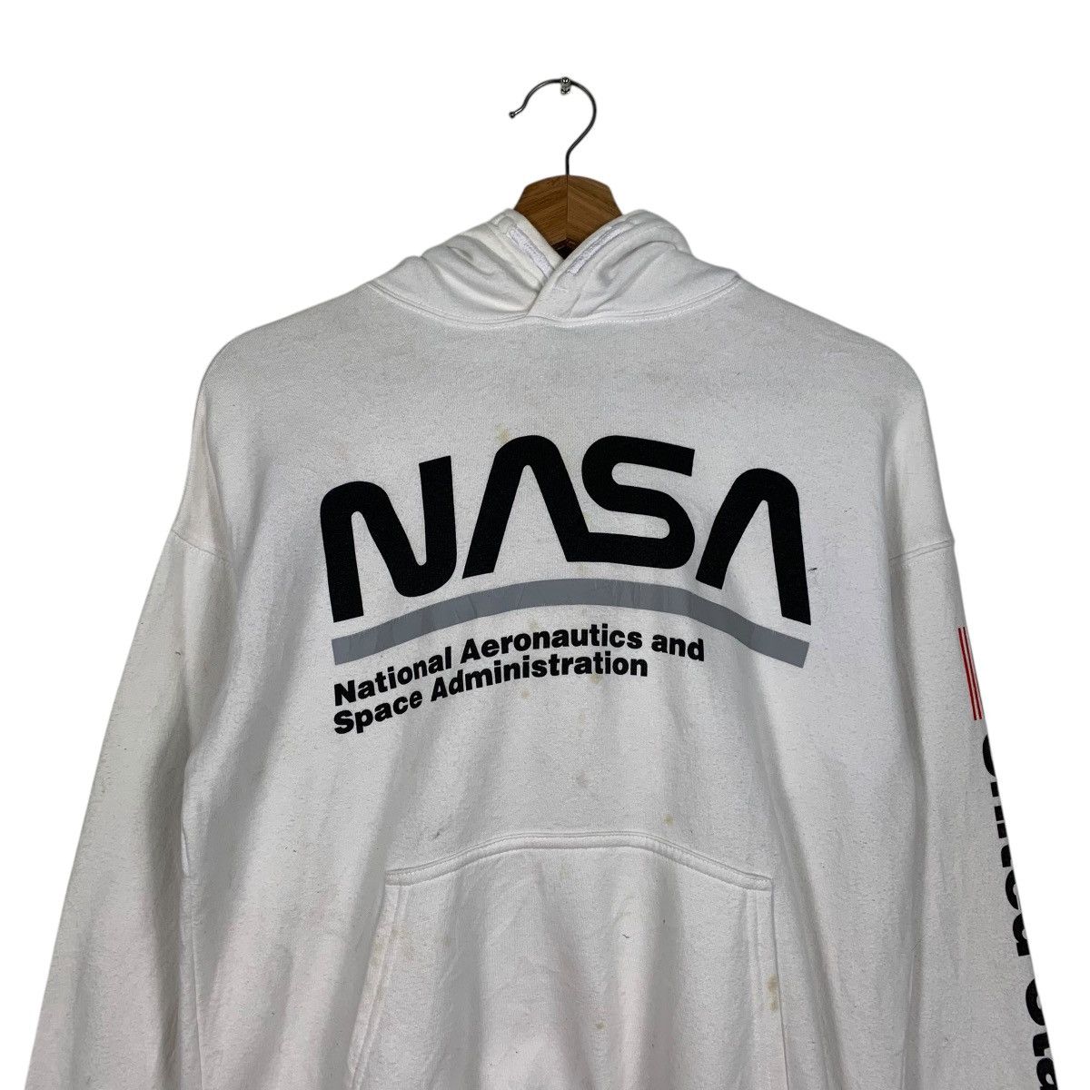H&M Nasa Big Logo Pullover Hoodie Size US M / EU 48-50 / 2 - 11 Thumbnail