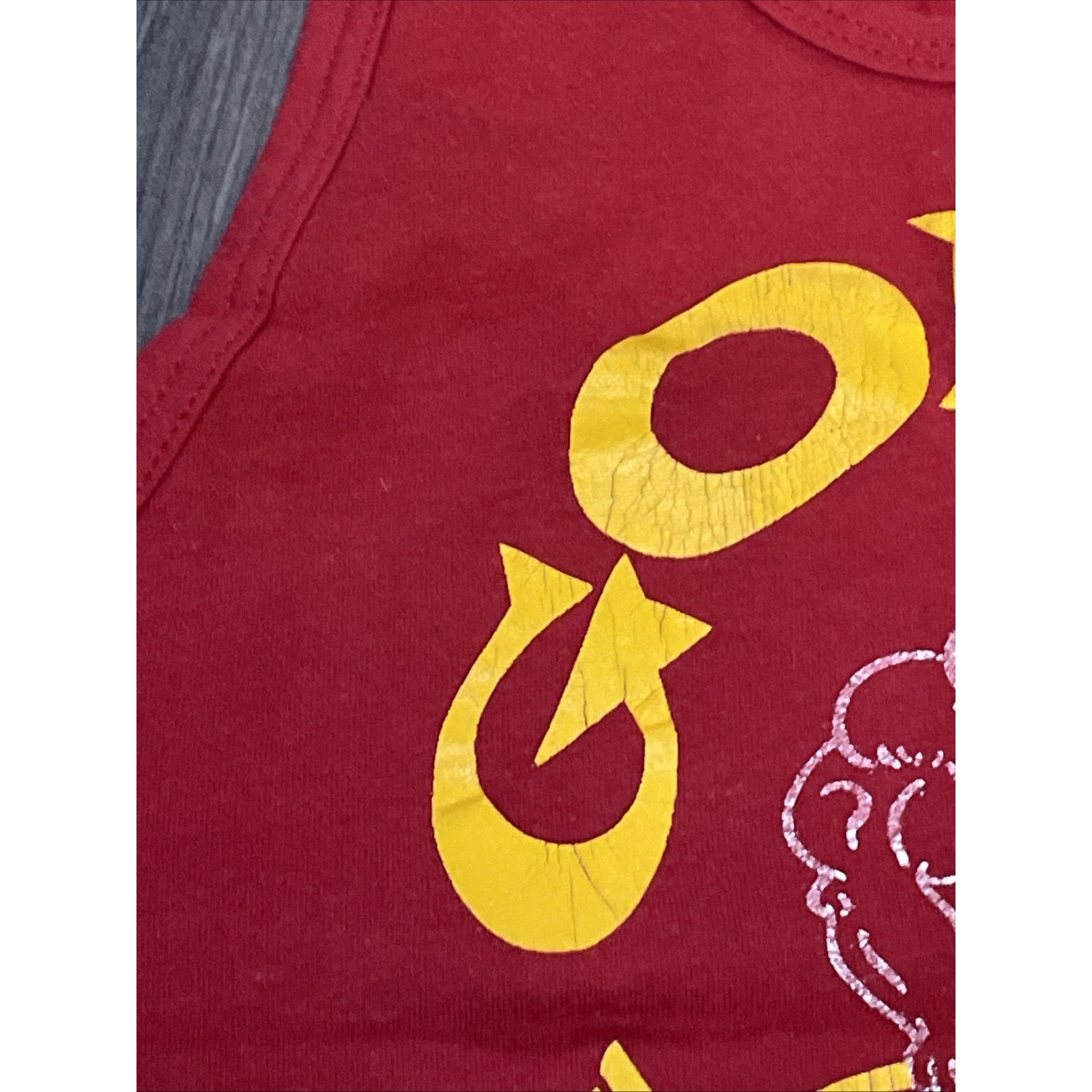 Other 80’s Gold's Gym Single Stitch Muscle Tank Top Small Red Rare Size US S / EU 44-46 / 1 - 6 Thumbnail