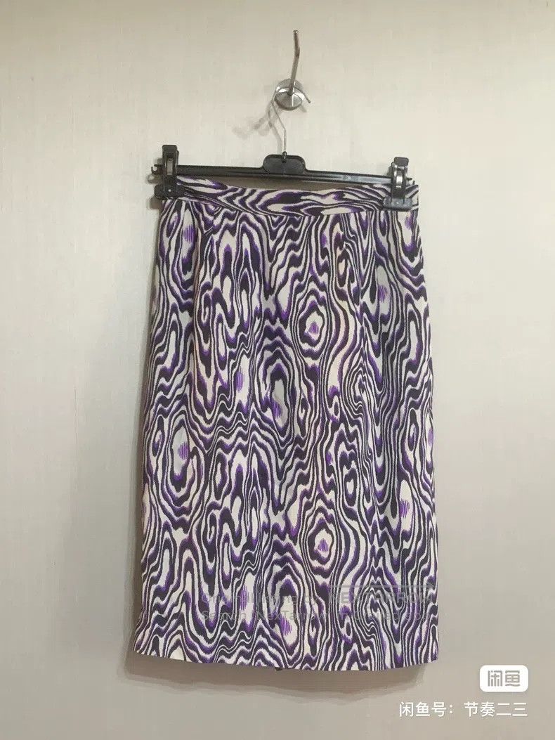 Dries Van Noten Dries Van Noten Runway-Exclusive Printed Midi Skirt Size 33" - 5 Thumbnail