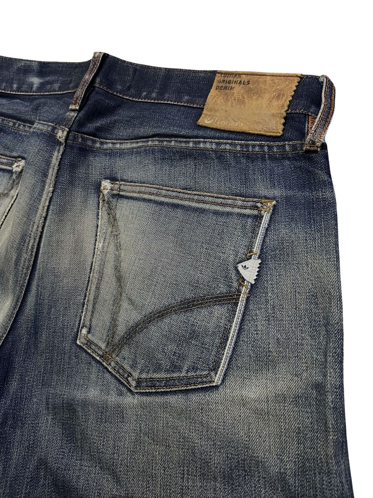 Adidas Vintage Adidas Originals Selvedge Denim Jeans 13.25oz | W35 Size US 35 - 10 Thumbnail