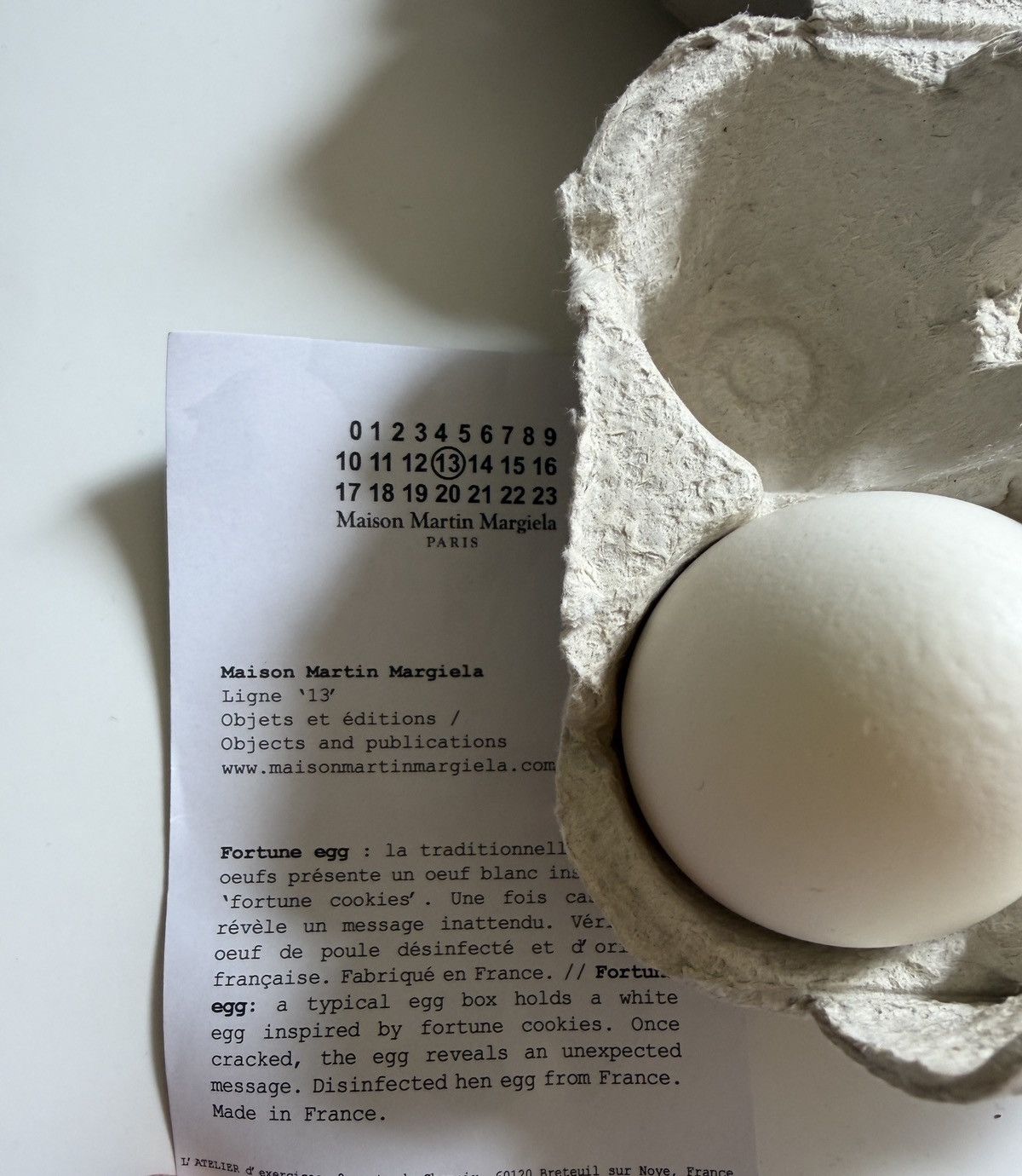 Maison Margiela Archive - RARE! Maison Martin Margiela Fortune Egg — Line 13 Size ONE SIZE - 9 Thumbnail