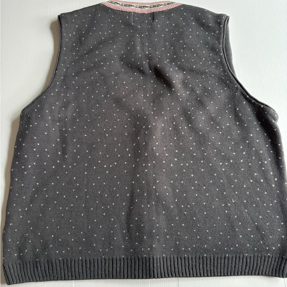 Designer 1990s Vintage Sweater Vest Size M / US 6-8 / IT 42-44 - 4 Thumbnail