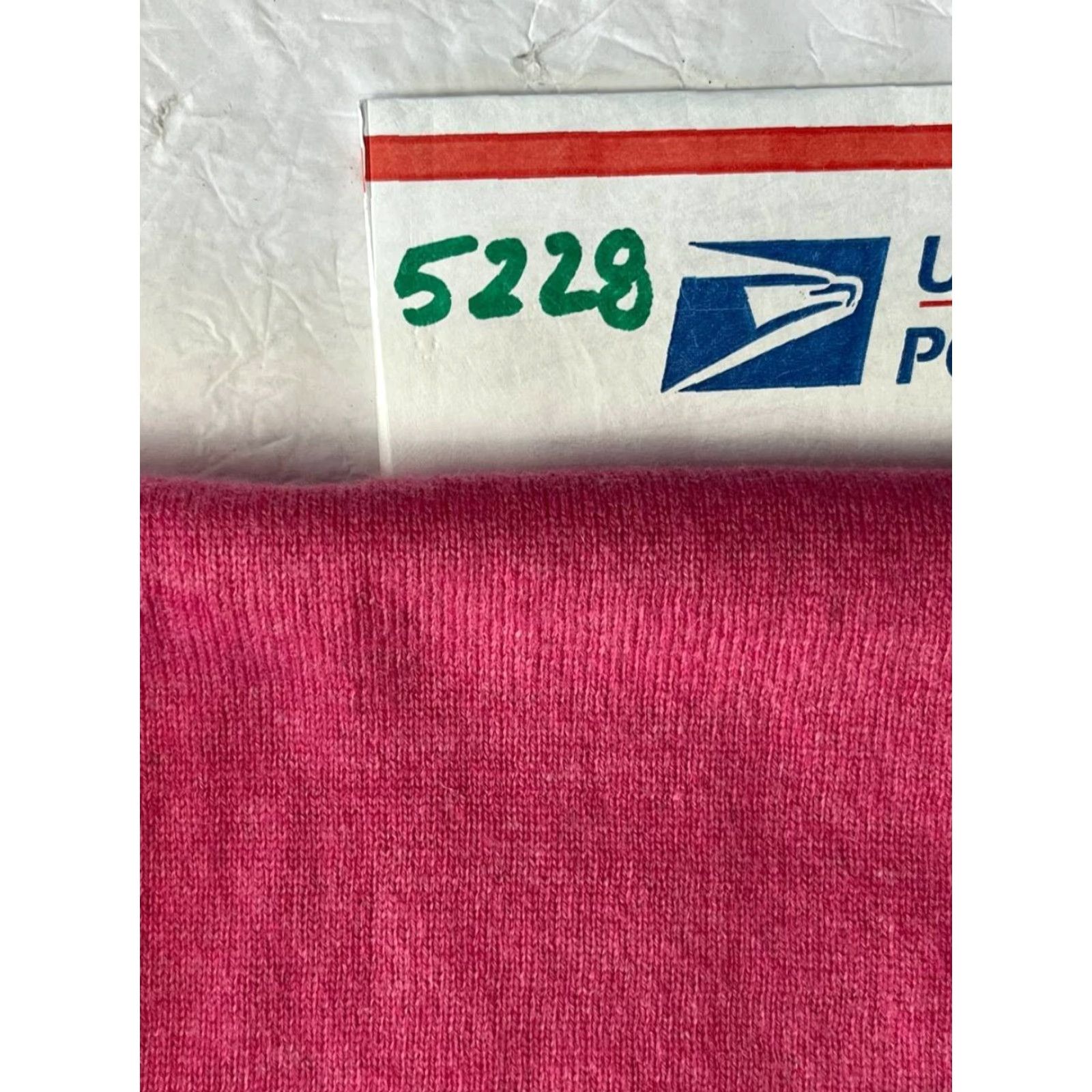 J.Crew VINTAGE J.CREW Blouse Shirt Women Medium Pink Sleeveless Halter Wool Cashmere Ruffle Chiffon Dry Clean Only Solid Pattern Made in Japan Size M / US 6-8 / IT 42-44 - 6 Thumbnail
