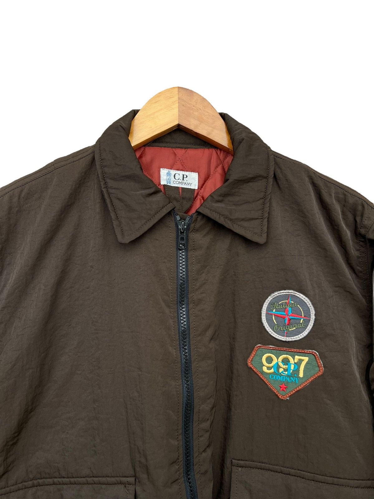 C.P. Company Vintage 80s Cp Company Brown Light Bomber Jacket Size US M / EU 48-50 / 2 - 4 Thumbnail