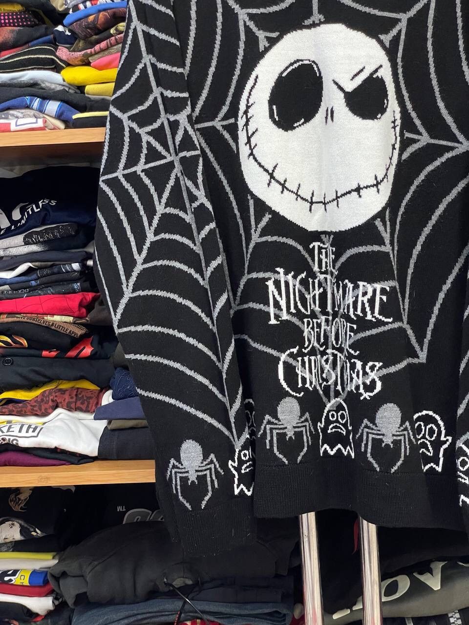 Disney × Vintage The Nightmare Before Christmas Tim Burtons Sweater Size US L / EU 52-54 / 3 - 5 Thumbnail
