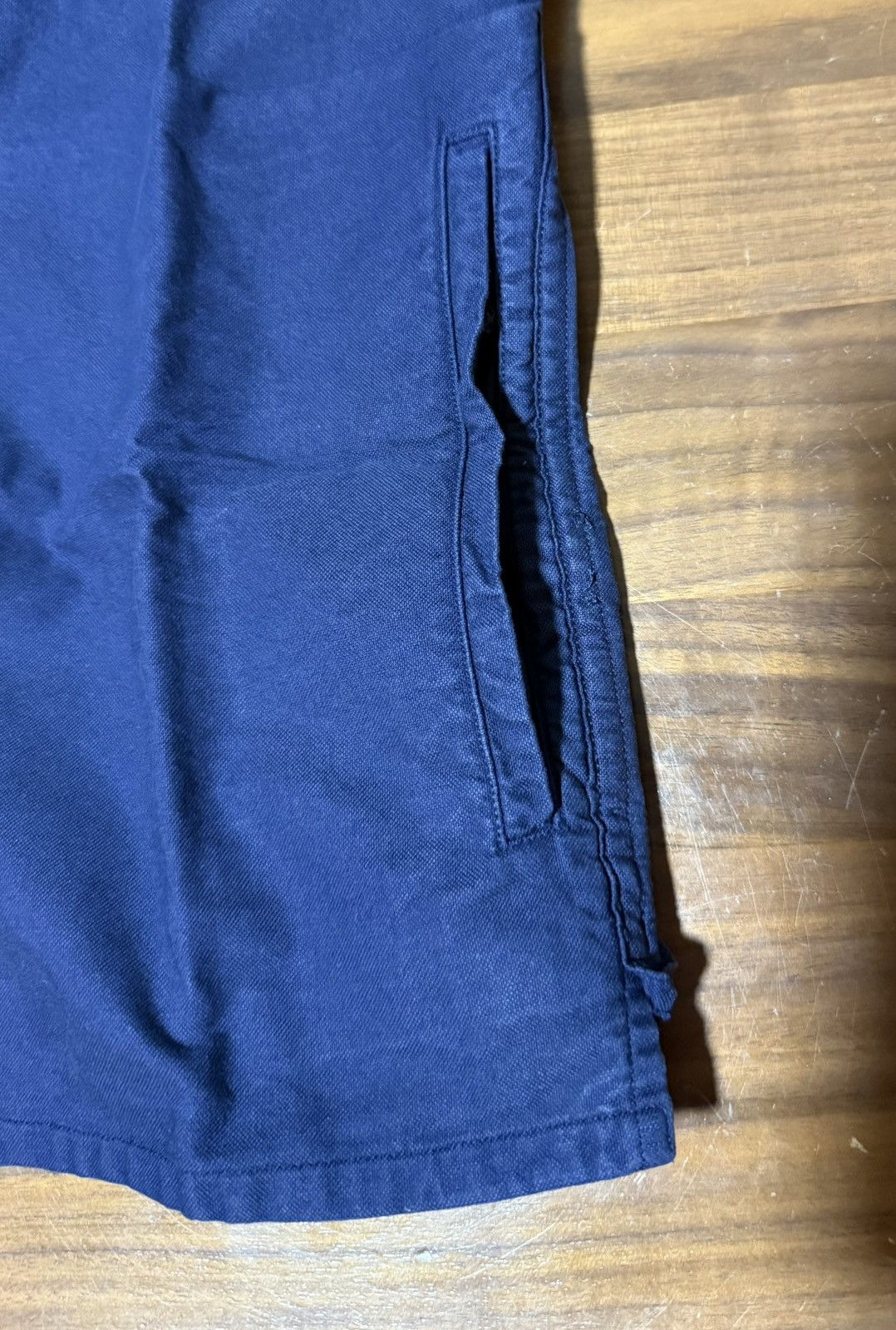 Polo Ralph Lauren Polo Ralph Lauren Garment-Dyed Oxford Zip Overshirt Navy XL Size US XL / EU 56 / 4 - 7 Thumbnail