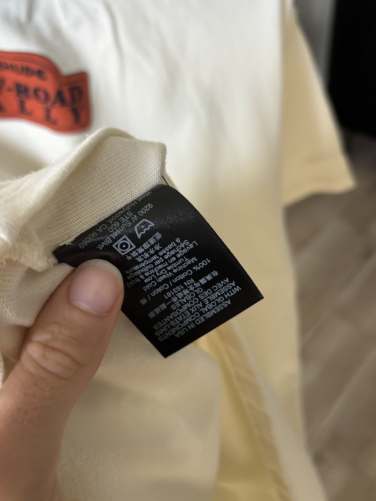 Rhude RHUDE | HILLS RALLY LOGO RACING TEE Size US XL / EU 56 / 4 - 7 Thumbnail