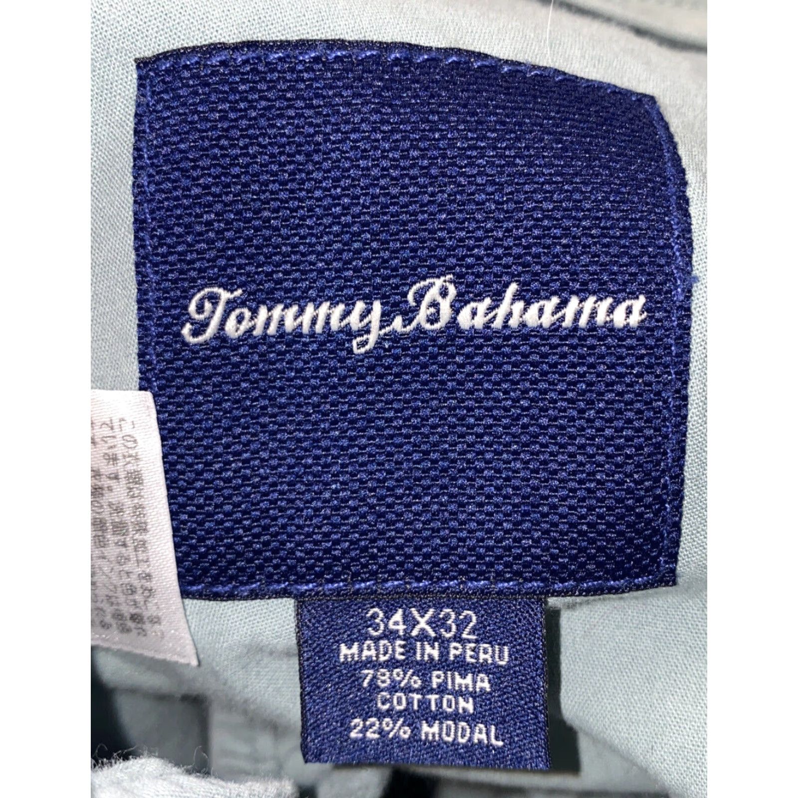 Tommy Bahama Tommy Bahama Mens Green Pima Cotton Blend Casual Pants 34 X 32 Regular Size US 34 / EU 50 - 5 Thumbnail