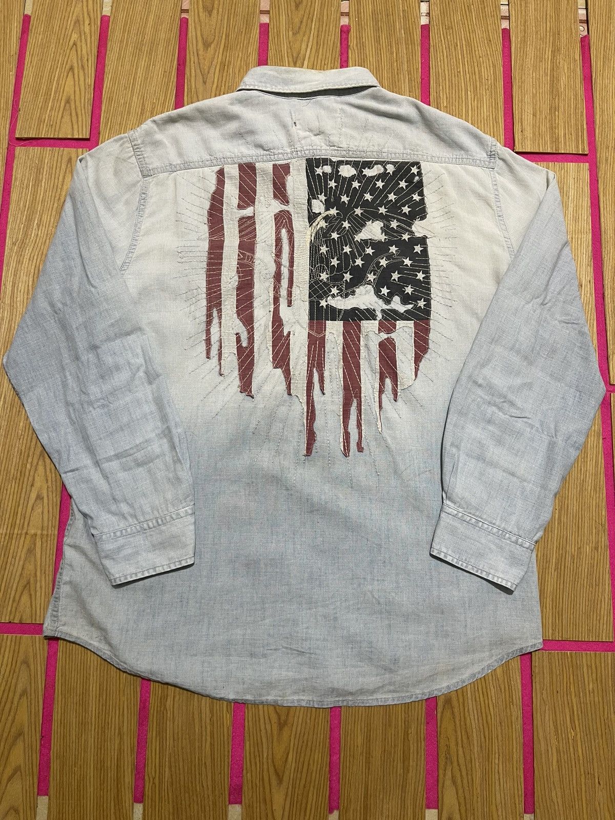If Six Was Nine RALHP LAUREN long sleeve shirt with embroidered pattern Size US L / EU 52-54 / 3 - 1 Thumbnail