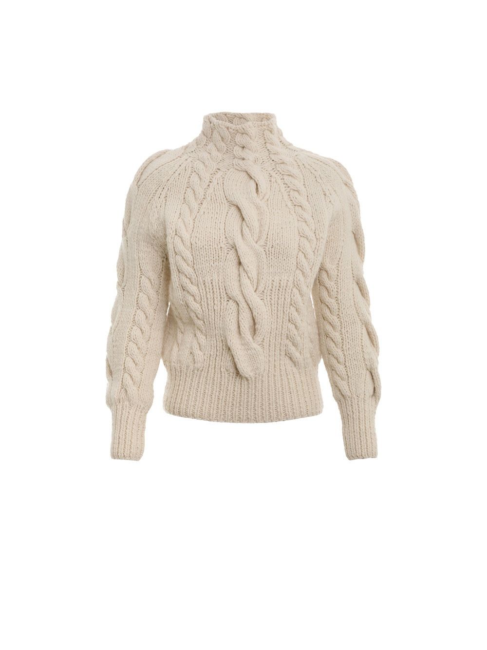 Zimmermann oc11z0325 Luminosity Cable Sweater in Light Beige Size S / US 4 / IT 40 - 1 Thumbnail