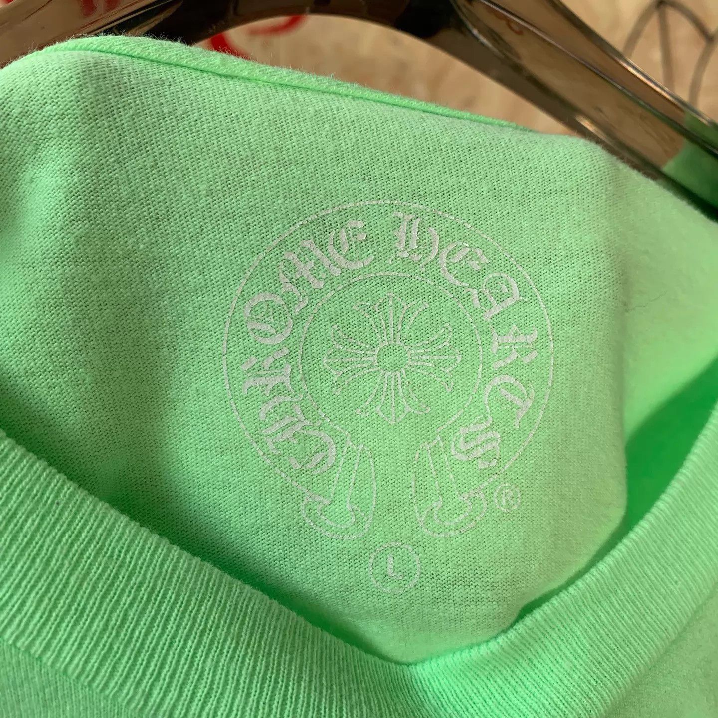 Chrome Hearts Chrome Hearts Green Flame Long-Sleeve Base L Size US L / EU 52-54 / 3 - 2 Thumbnail