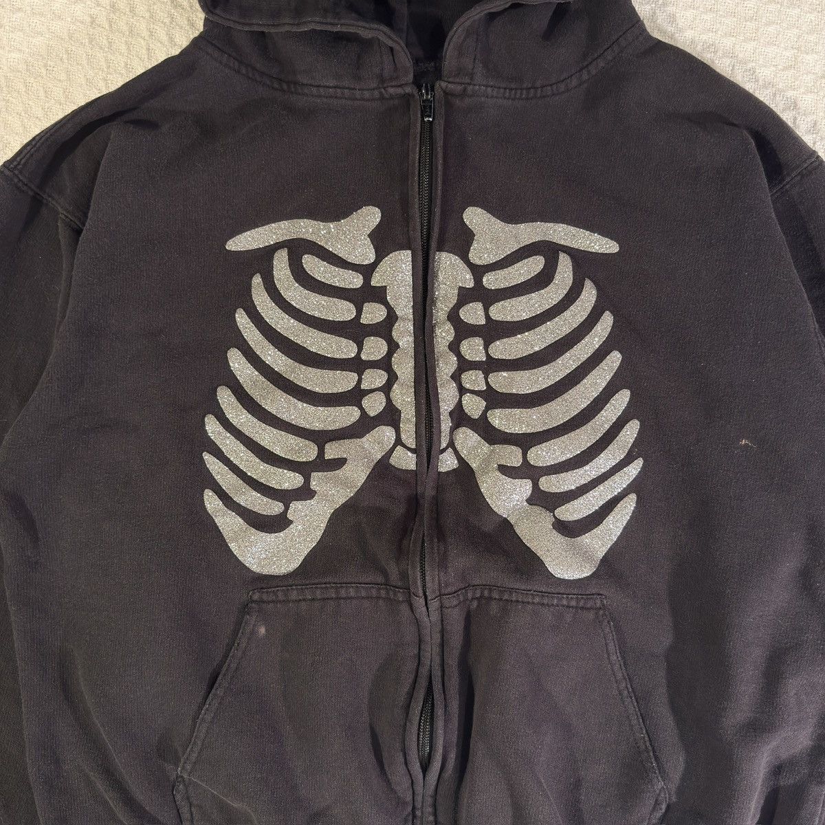 Other 7-10 Black Skeleton Zip Hoodie – Independent Label Size US S / EU 44-46 / 1 - 2 Thumbnail