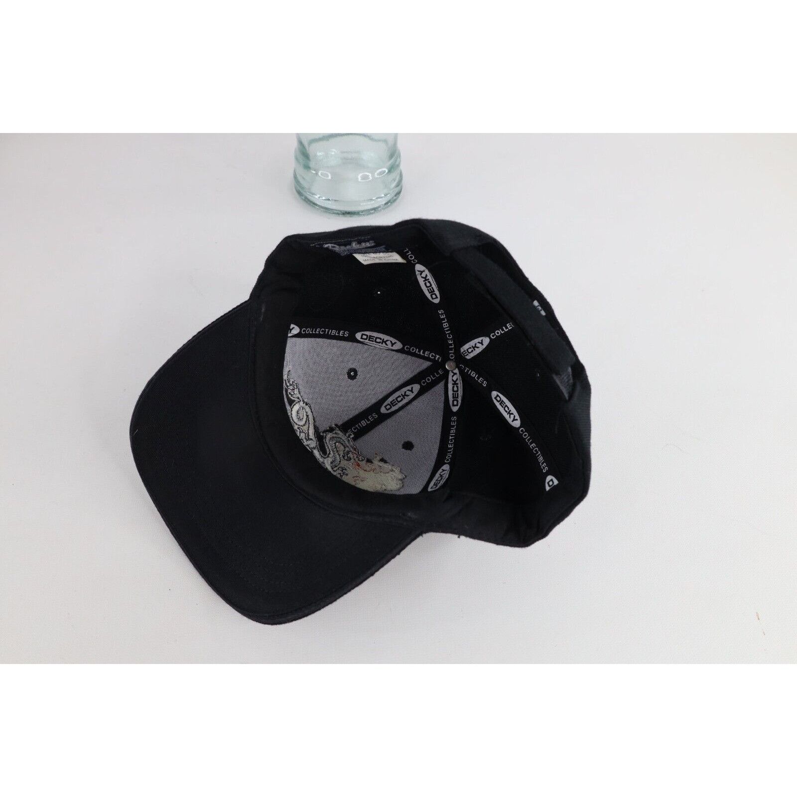 Vintage Vintage 90s Streetwear Faded Chinese Dragon Fire Flames Hat Size ONE SIZE - 7 Thumbnail