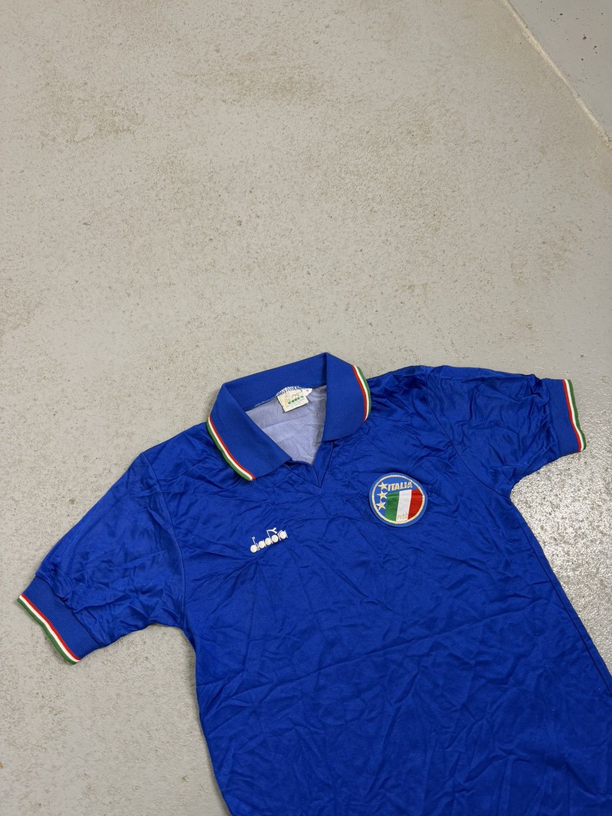 Diadora Vintage 1986-1990 Diadora Italy Soccer Jersey Size US S / EU 44-46 / 1 - 2 Thumbnail