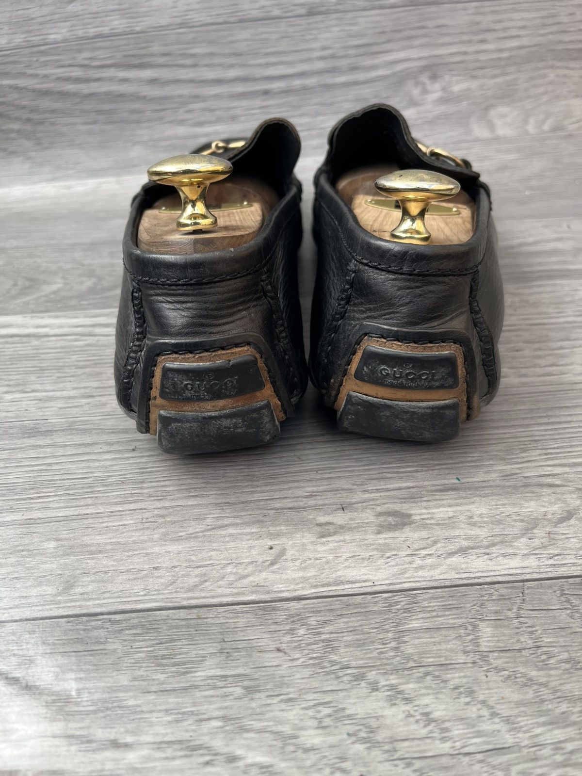 Gucci Gucci horsebit black leather loafers sz 43.5 Size US 10.5 / EU 43-44 - 6 Thumbnail