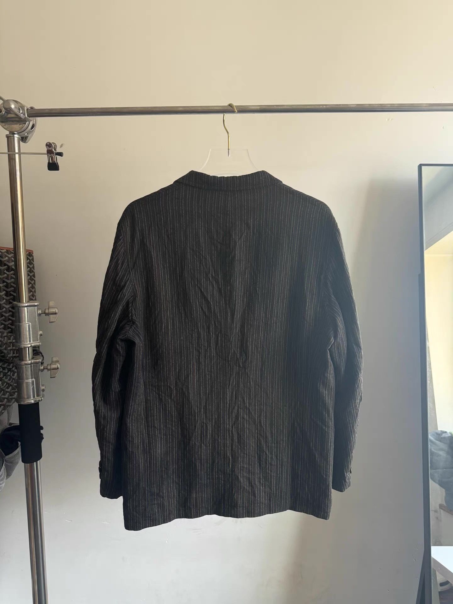 Comme des Garcons Comme des Garçons Homme 04AW Tie-Dye Pleated Blazer Q17 Size 46R - 2 Thumbnail