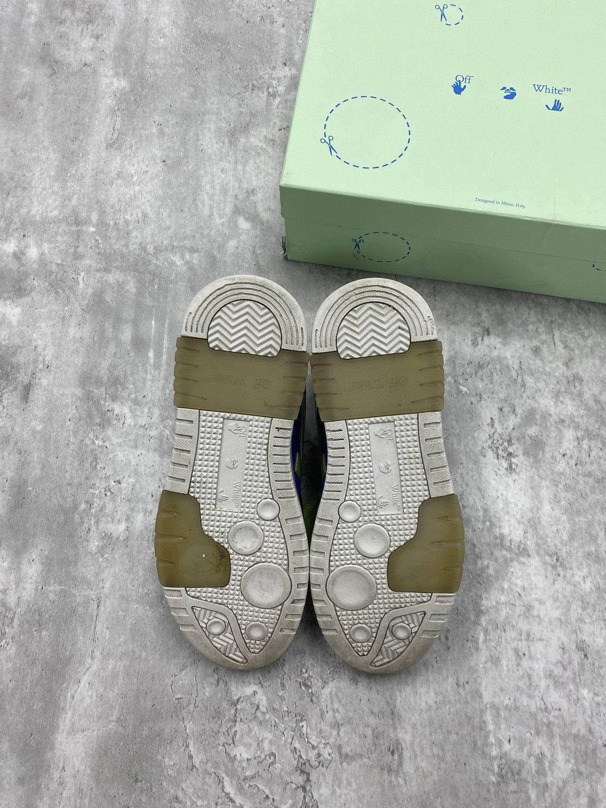 Off-White Size 42EU (9M) - Off-White Out of Office “Black Blue Green” Size US 9 / EU 42 - 4 Thumbnail