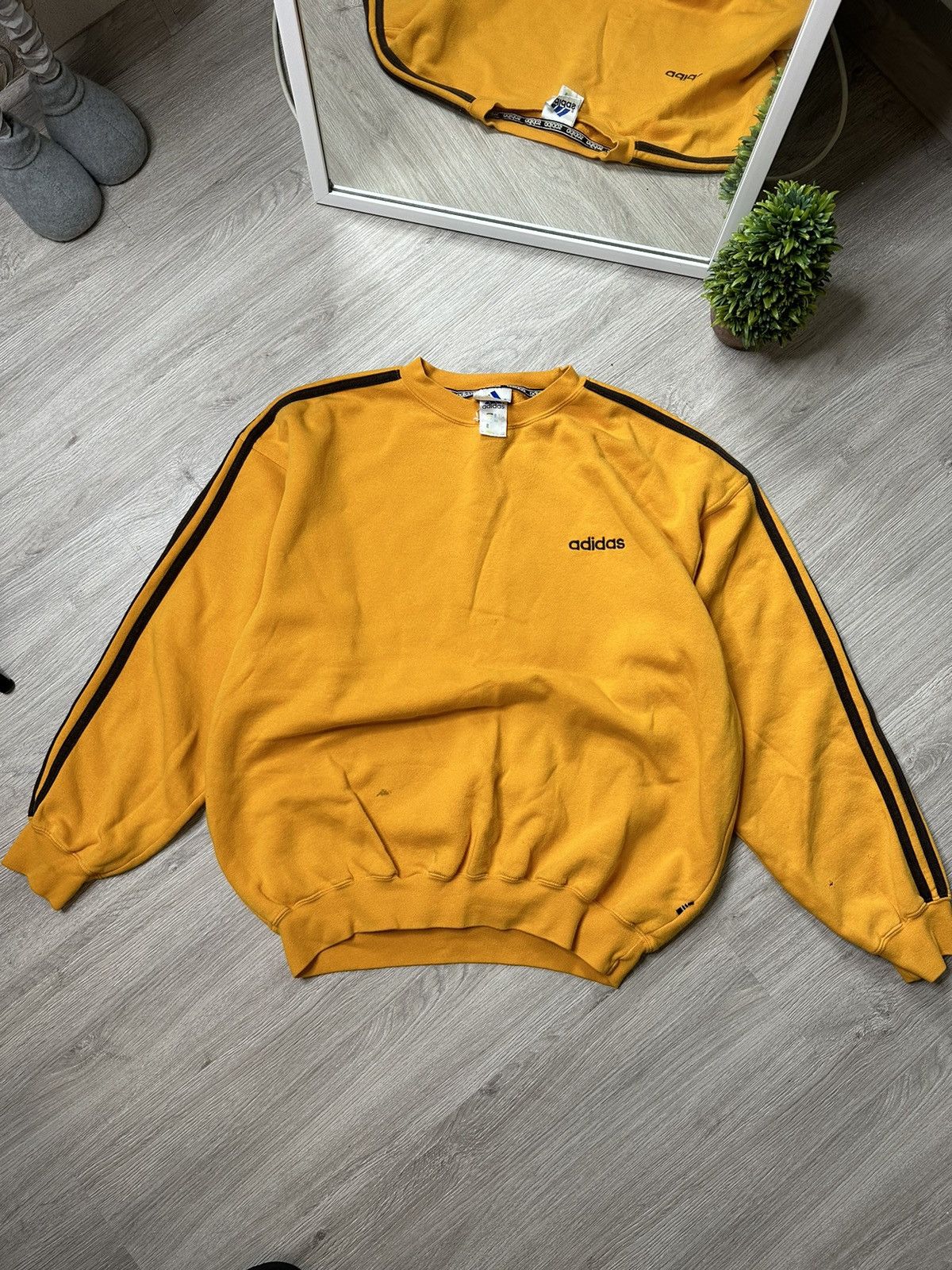 Adidas × Vintage Sweatshirt Adidas Vintage Size US L / EU 52-54 / 3 - 1 Thumbnail