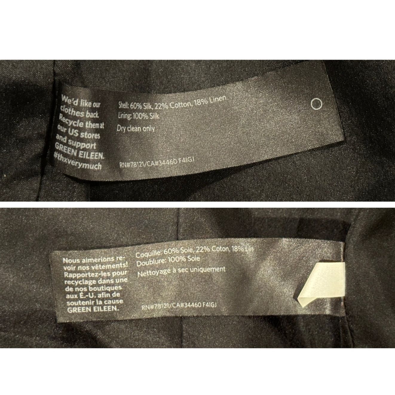 Eileen Fisher Eileen Fisher Iridescent Grain Jacquard Silk Linen Coat (S) Size S / US 4 / IT 40 - 6 Thumbnail