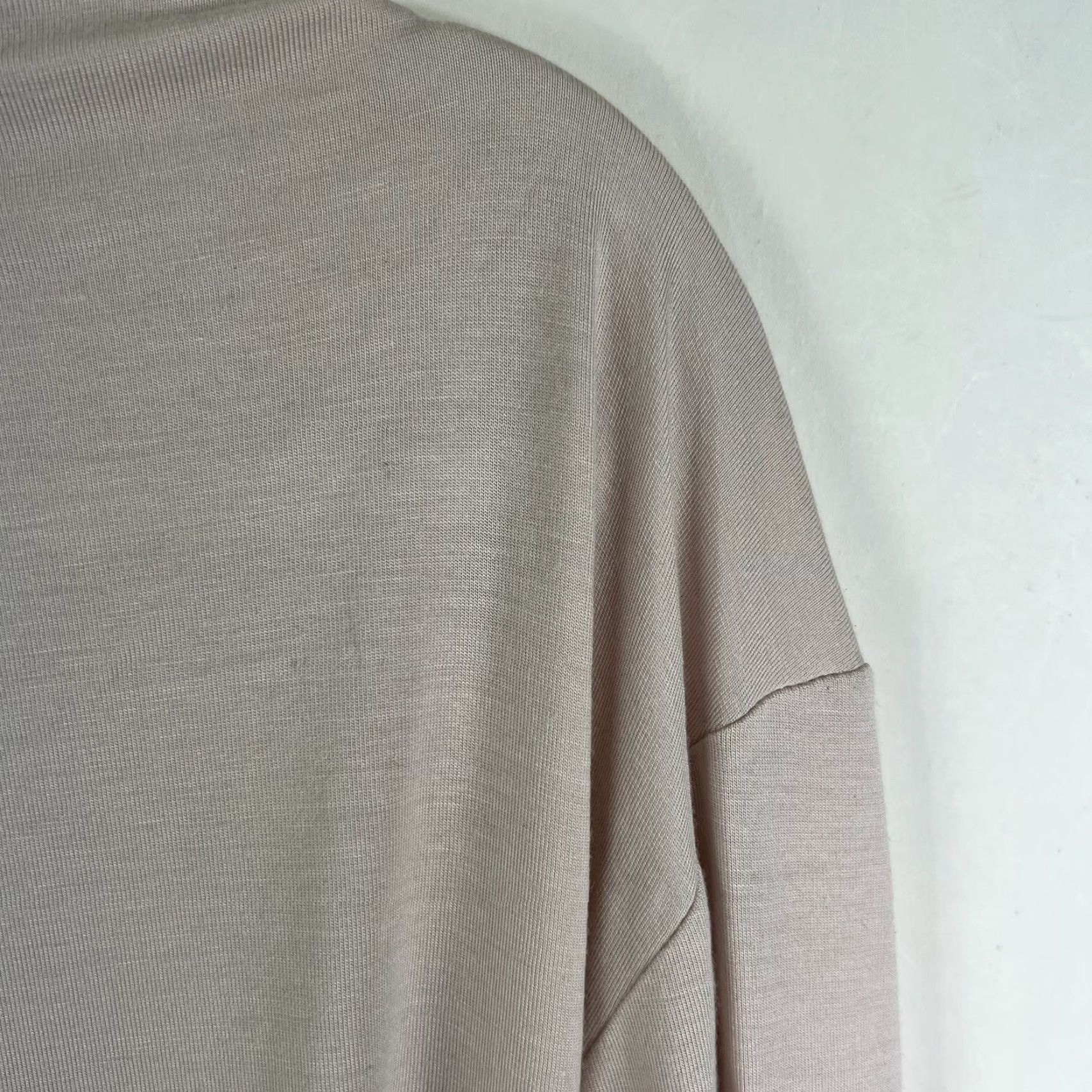 Vintage STARS ABOVE Pajama Top Women's XS Light Pink Long Sleeve Sleepwear Solid Cami Size XS / US 0-2 / IT 36-38 - 2 Thumbnail