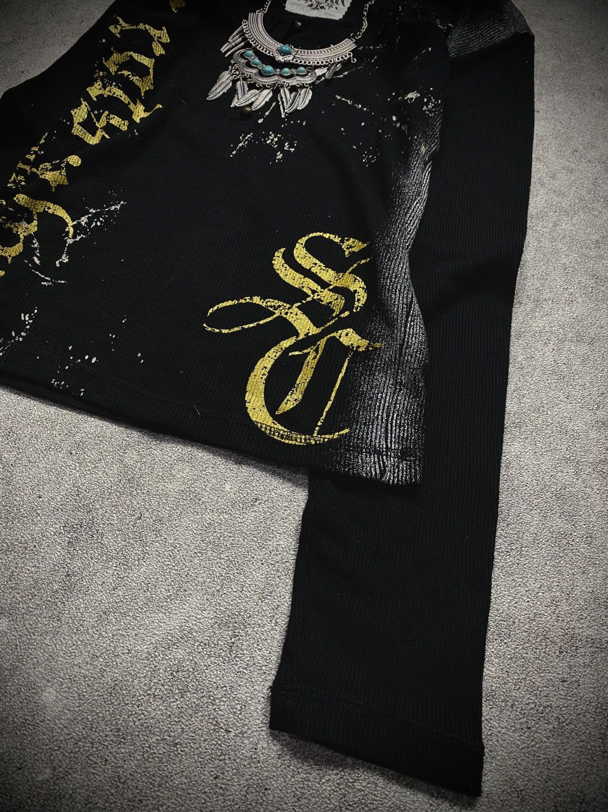 14th Addiction 00s Japanese Poem Vkei style Longslevee Size US S / EU 44-46 / 1 - 3 Thumbnail