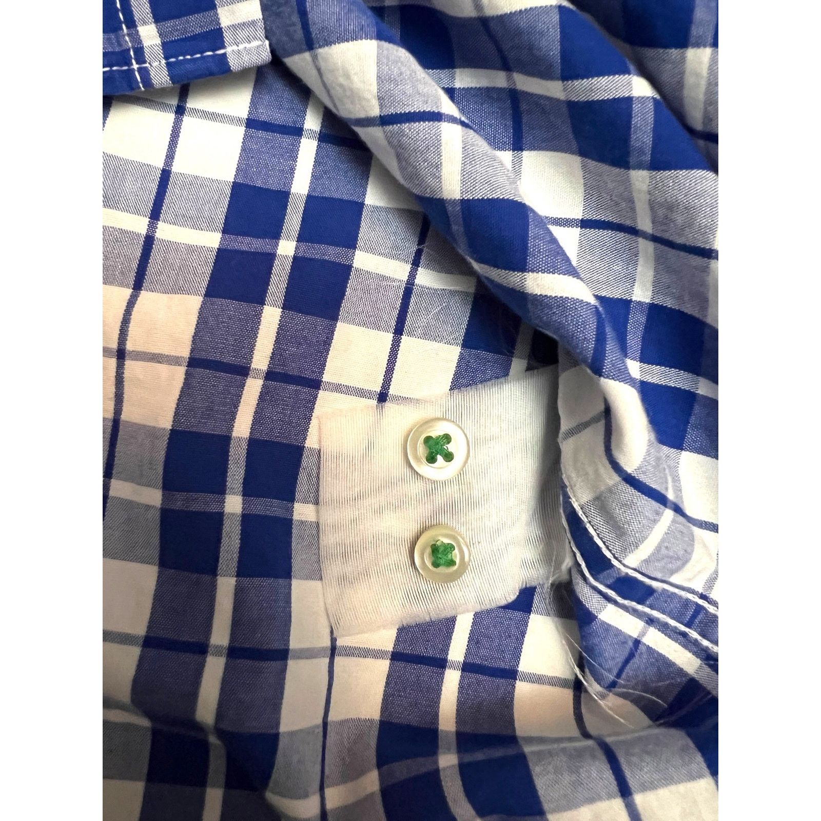 Tommy Hilfiger Tommy Hilfiger Blue Plaid Long Sleeve Button Down Shirt Size US XL / EU 56 / 4 - 6 Thumbnail