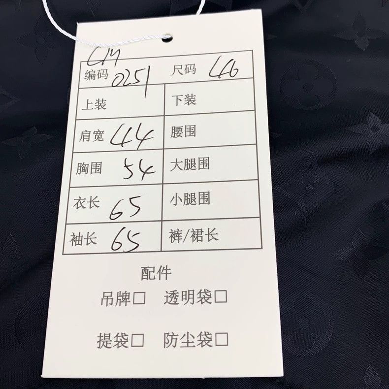 Louis Vuitton Louis Vuitton Black logo dark full print sheepskin leather Size US S / EU 44-46 / 1 - 9 Thumbnail