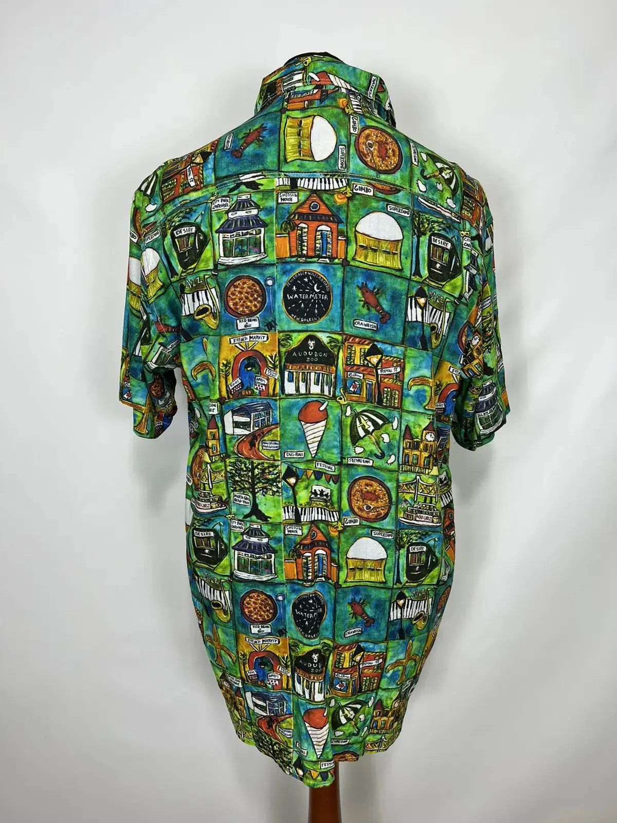 Vintage vintage crazy shirt 90’s Size US L / EU 52-54 / 3 - 2 Thumbnail