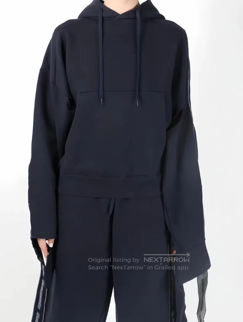 Vetements Vetements Navy Blue Ribbon Design Hoodie Size US S / EU 44-46 / 1 - 1 Thumbnail