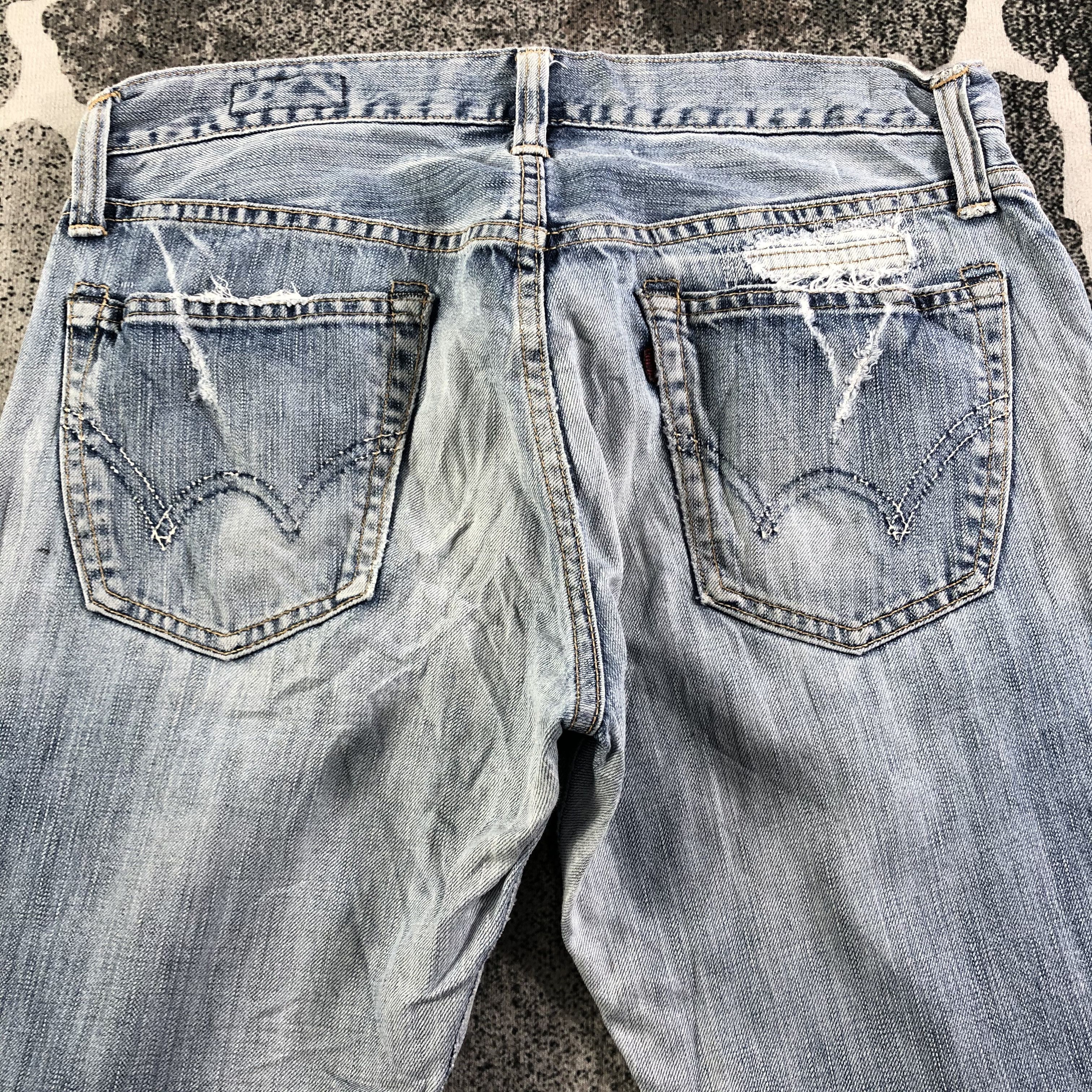 Edwin Vintage Edwin Jeans Distressed Denim KJ2127 Size US 32 / EU 48 - 4 Thumbnail