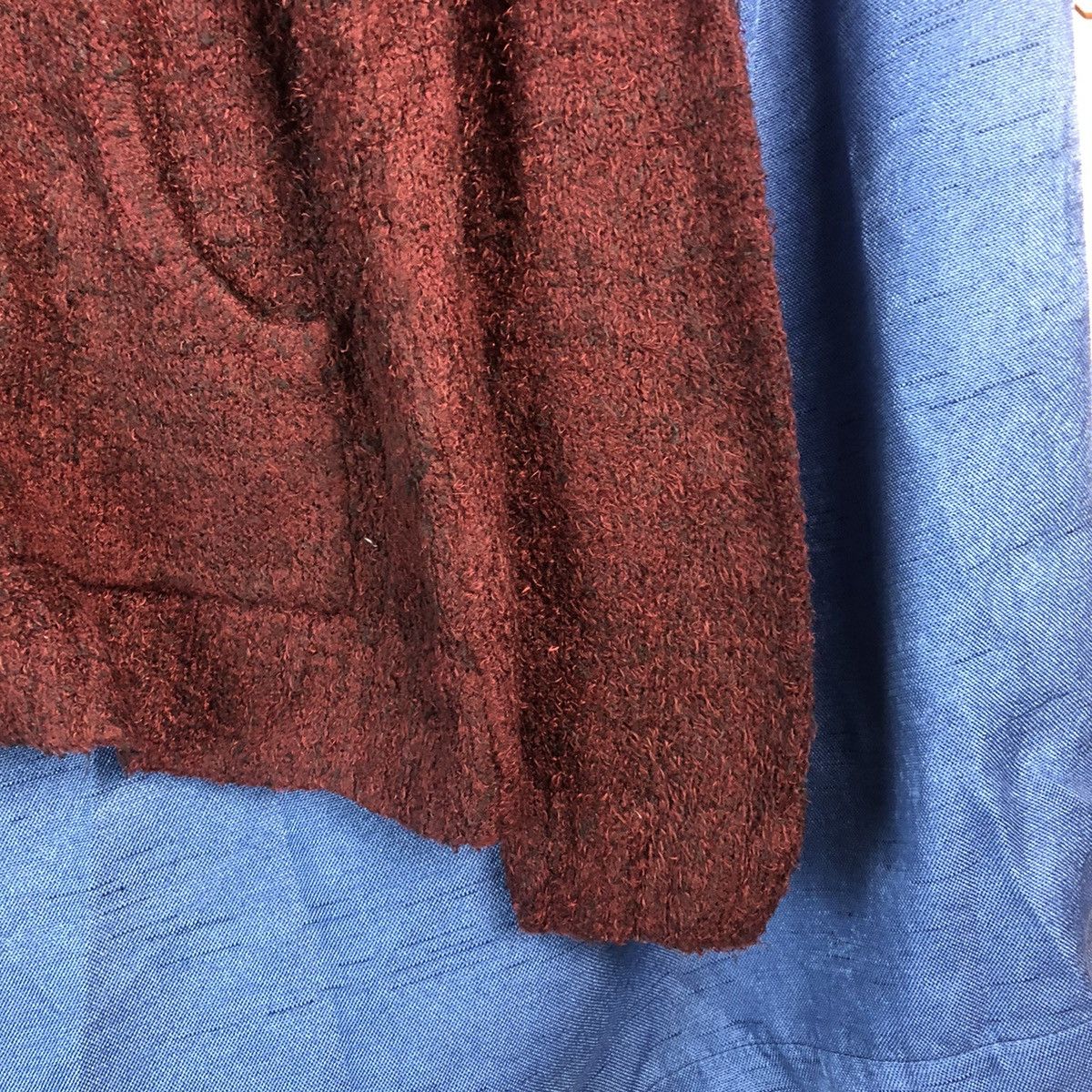 Japanese Brand × Michel Klein Michel Klein Dark Maroon Hoodie #842 Size US S / EU 44-46 / 1 - 5 Thumbnail