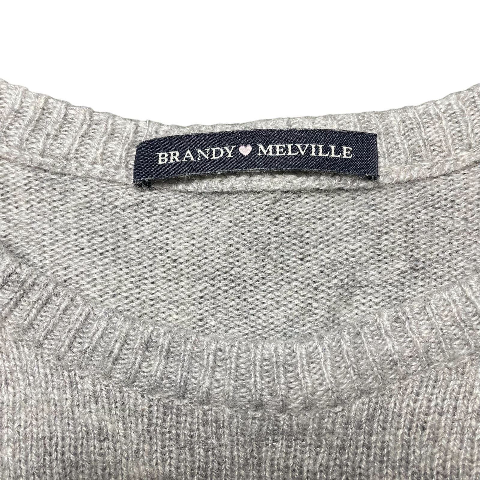Brandy Melville Brandy Melville Wool Blend Sweater Horizontal Stripes OS Size ONE SIZE - 3 Thumbnail